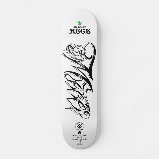 mece deck skateboard (Front)