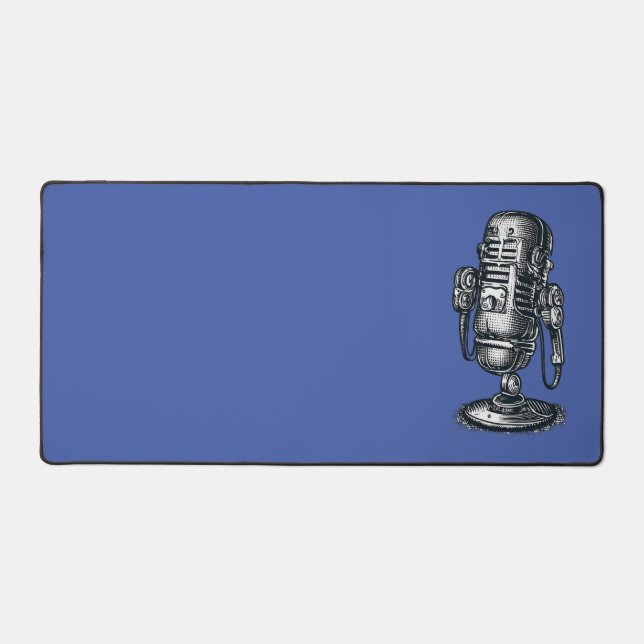 Mech microphone desk mat (Front)