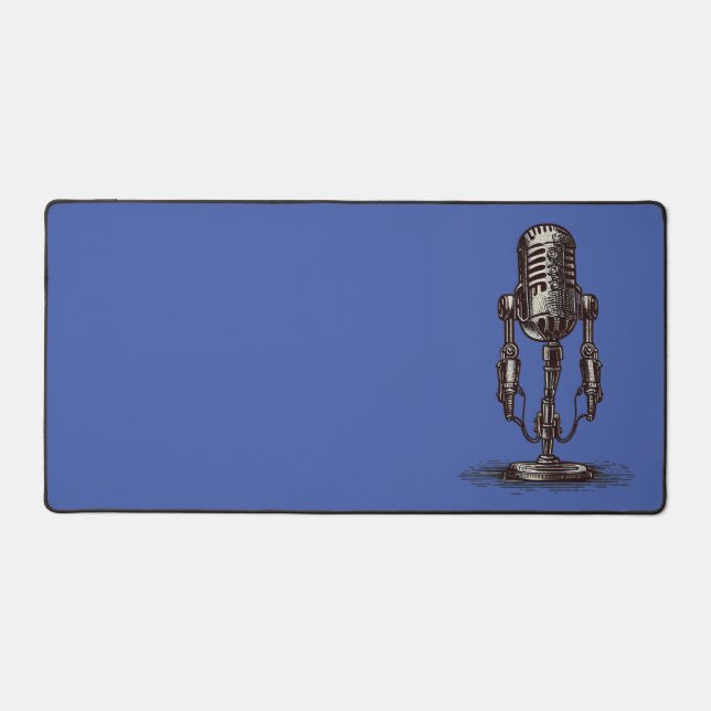 Mech microphone desk mat (Front)