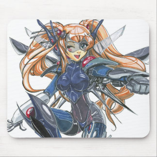 Mech Princess Mouse Pad