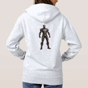 Mech Warrior Hero Pullover SciFi Gamer BOLD