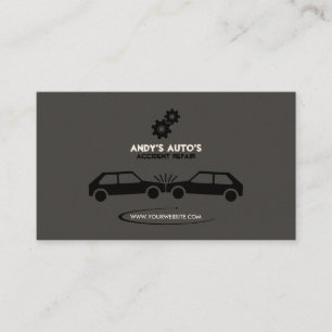Mechanic/Accident Recovery (Grey BG) Business Card