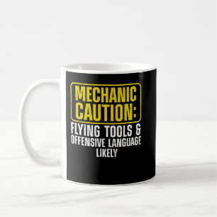 Mechanic Art For Men Drag Racing Garage Coffee Mug