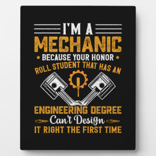 Mechanic Art I Am A Mechanic Plaque