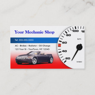 Mechanic / Auto Body Business Card