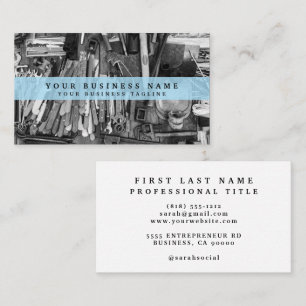 Mechanic Auto Motorcycle Handyman Business Card