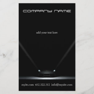 Mechanic Automotive Black Car Flyer