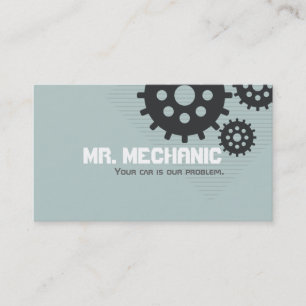 Mechanic Automotive Body Shop Car Repair Business Card