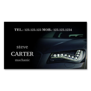 Mechanic Automotive Car Black Light Card