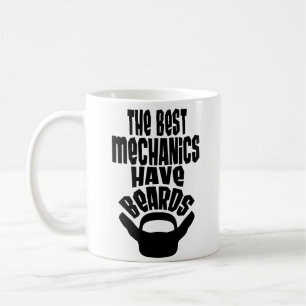 Mechanic Boyfriend Husband Beard Gift Coffee Mug