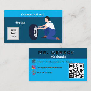 Mechanic Business Card