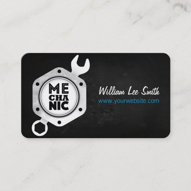 Mechanic business card (Front)
