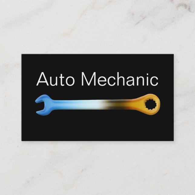 Mechanic Business Cards (Front)