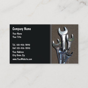 Mechanic Business Cards