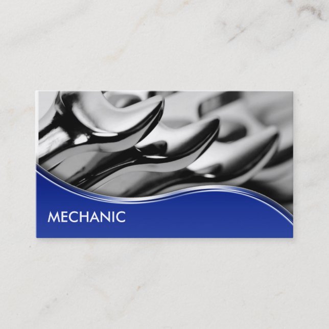 Mechanic Business Cards (Front)