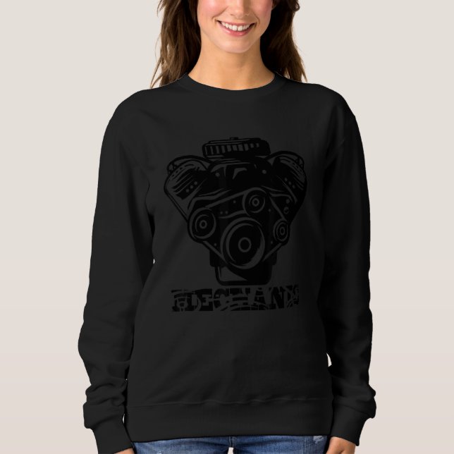 Mechanic  Car Engine Machine Repair Tradesman Sweatshirt (Front)