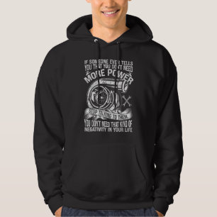 Mechanic Car Guy More Car Power Hoodie