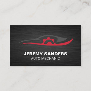 Mechanic Car Logo Business Card