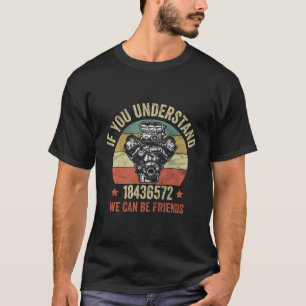 Mechanic Car Mechanic 18436572 V8 Mechanical Engin T-Shirt