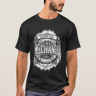 Mechanic Car Mechanics Engine Auto Screw Wrench Di T-Shirt