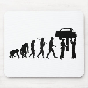 Mechanic Car Repair Workshop Staff Gear Mouse Pad