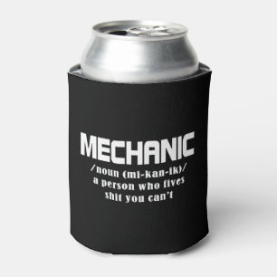 Mechanic Christmas Can Cooler