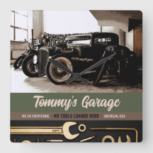 Mechanic Custom Car Motorcycle Garage  
