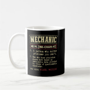 Mechanic Definition Hoodie Coffee Mug