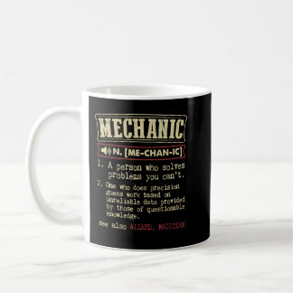 Mechanic Definition Hoodie Coffee Mug