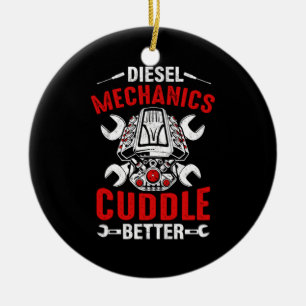 Mechanic Diesel Mechanics Better Ceramic Tree Decoration