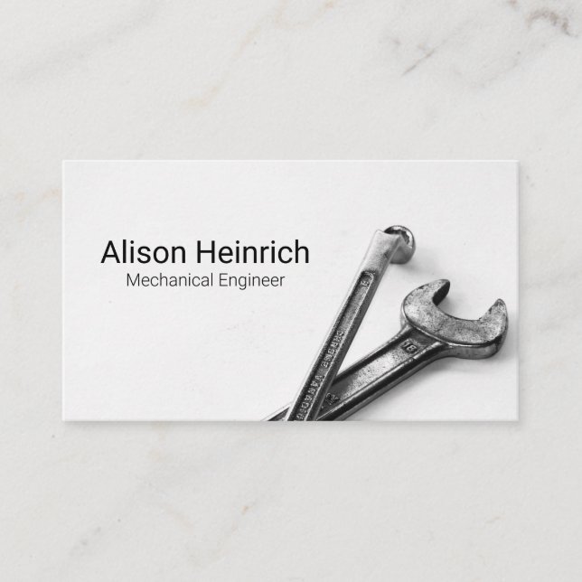 Mechanic | Engineer | Garage Shop Business Card (Front)