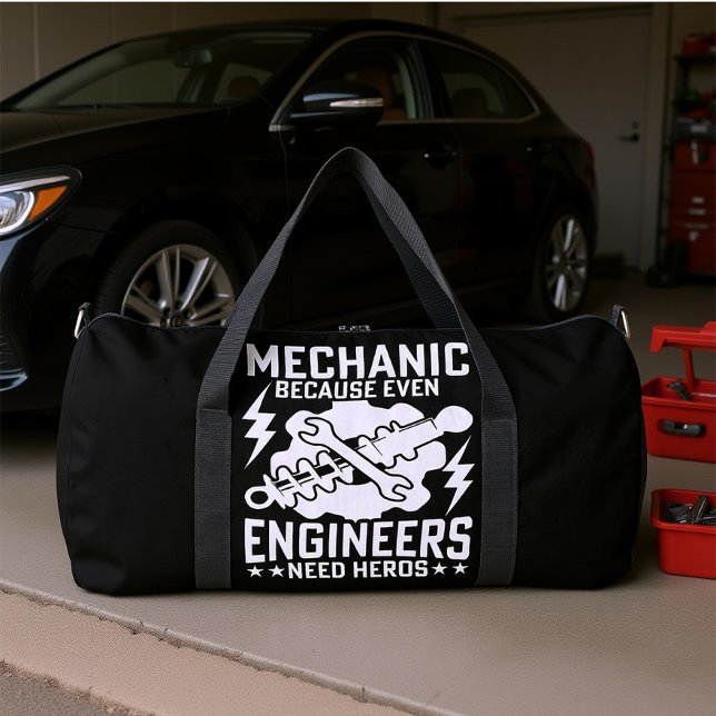 Mechanic Engineers Need Heroes Duffle Bag (Creator Uploaded)