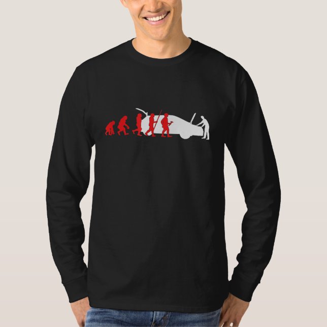 Mechanic Evolution Tool Screwdriver Auto Mechanic  T-Shirt (Front)