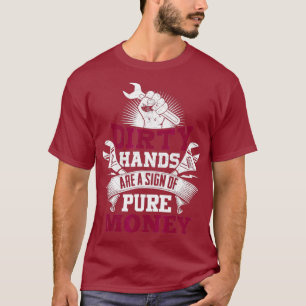 Mechanic for Men Wrench Greaser Machinist Tee