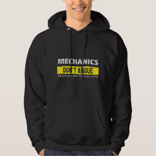 Mechanic Fun Gift For Car Mechanics And DIY Handym Hoodie