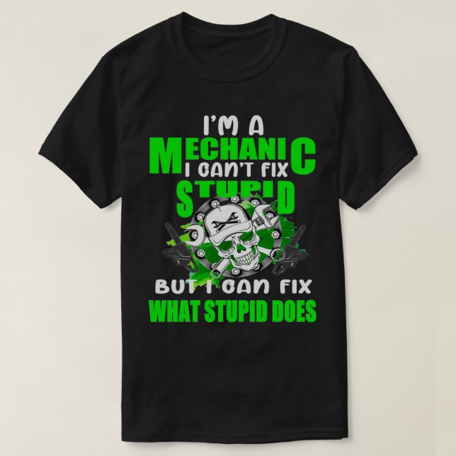 MECHANIC Funny  BACKSIDE Pullover  (Design Front)