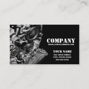 Mechanic Gears Business Card 3.5" x 2.0"