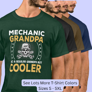 Mechanic Grandpa Cooler T-Shirt
