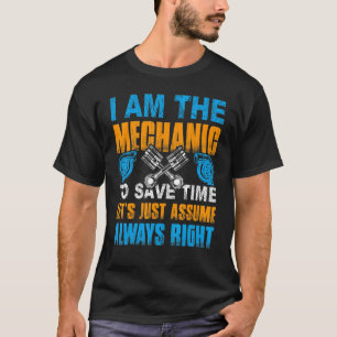 Mechanic Handyman Workshop Mechanical Engineer Car T-Shirt