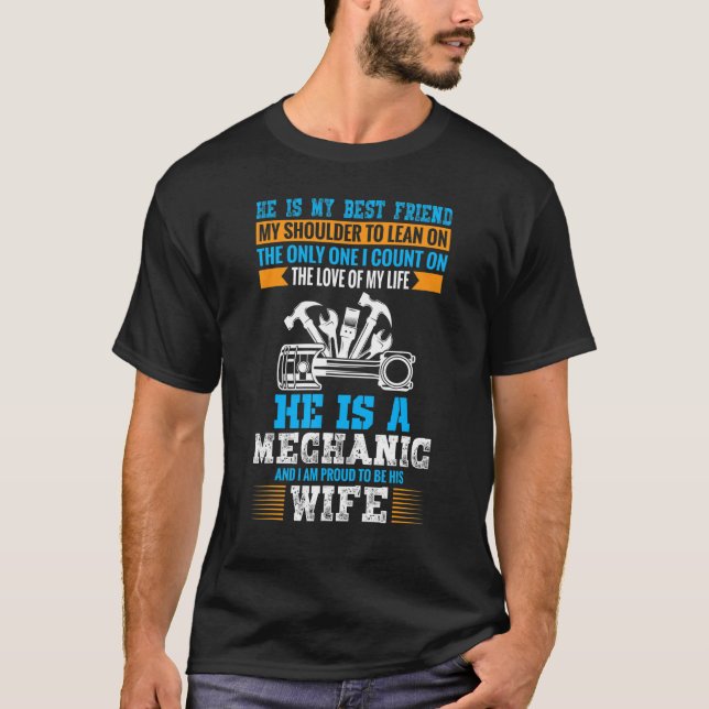 Mechanic Handyman Workshop Mechanical Engineer Car T-Shirt (Front)
