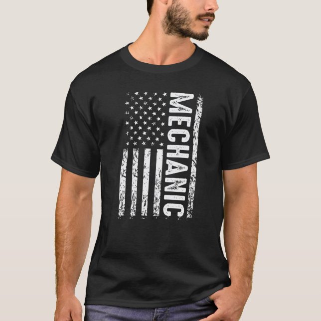 Mechanic Handyman Workshop Mechanical Engineer Car T-Shirt (Front)