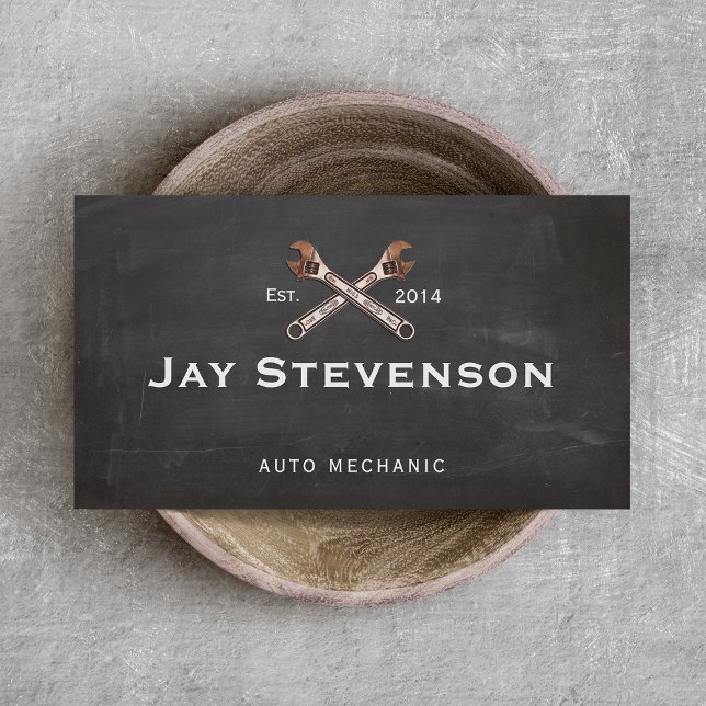  Mechanic / Handyman Wrench Business Card (Creator Uploaded)