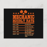 MECHANIC HOURLY RATE Funny Car Mechanic Rates Car