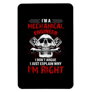 Mechanic I Am A Mechanical Engineer Magnet