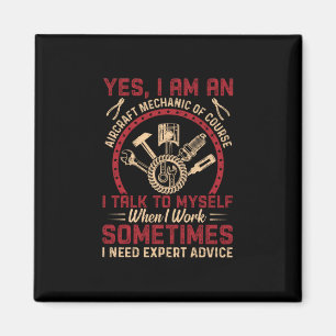 Mechanic I Am An Aircraft Mechanic Magnet