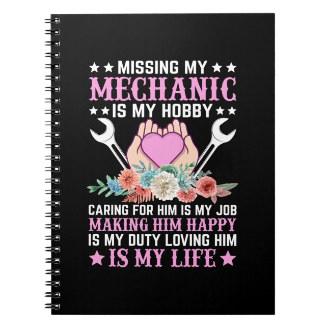 Mechanic Is My Life Notebook (Front)