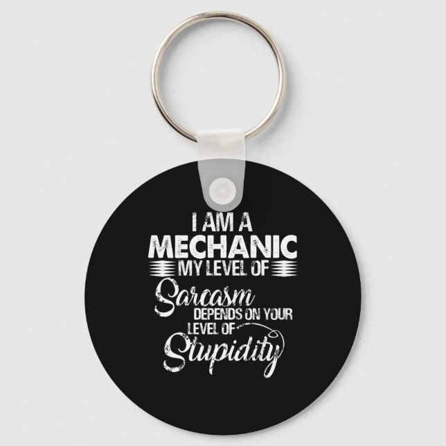 Mechanic Lovers | I Am A Mechanic Key Ring (Front)