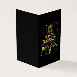 Mechanic Lovers | Mechanic Christmas Tree Business Card