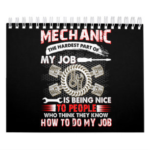 Mechanic Lovers Mechanic The Hardest Calendar