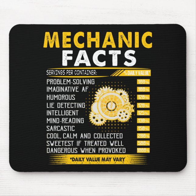 Mechanic Lovers | Mechanic's Wife Definition Mouse Pad (Front)